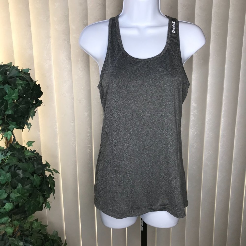 REEBOK Racerback Tank Top | Gray | Small - Picture 7 of 7